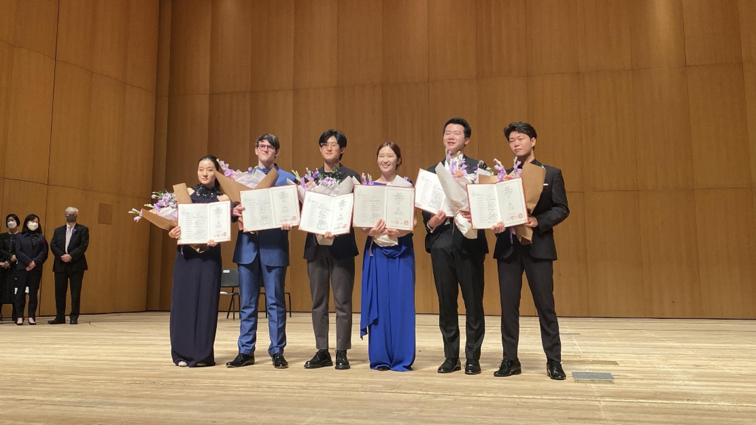 Violin Winners of 2022 Seoul international Music Competition